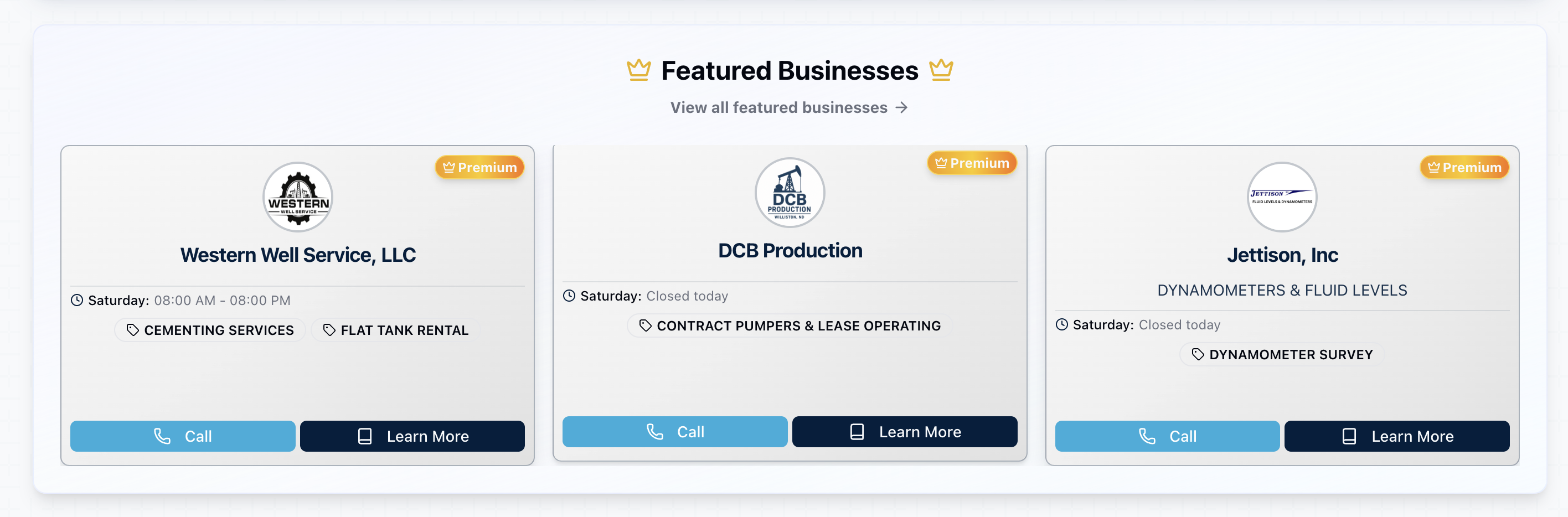 Premium homepage feature